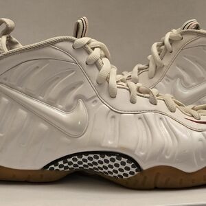 Nike Foamposite Sneakers 2015 GUCCI WHITE